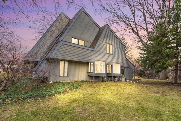 The exterior of a family home